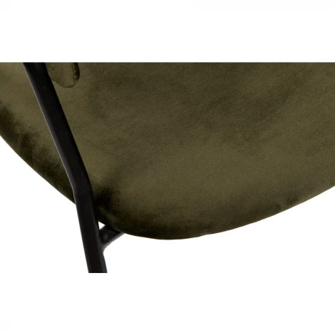 Стул Turin бирюзовый с золотыми ножками