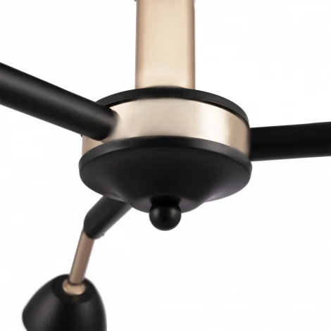 Потолочная люстра на штанге Arte Milano Napoli 324108/3 BK+FG (220V)