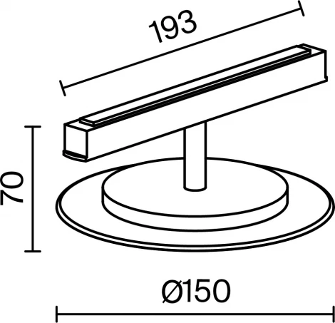 Трековый светильник магнитный 48V Maytoni Relax TR107-4-5W-DS-BS (LED, круглые)
