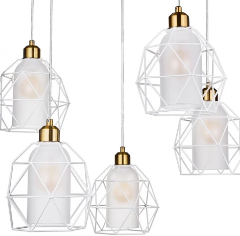 Подвесной светильник 33 ИДЕИ PND16M.05.01.001.WH.PA-M35WH (220V, на проводе)