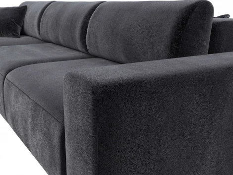 Диван угловой Лига-036 НПБ Классик Лонг левый угол Лига Диванов (Велюр) арт.127803L