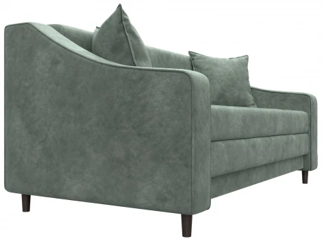 Диван прямой Лига-071 (ЛДСП,Брус,Фанера/Дерево/Велюр/Зеленый) Лига Диванов 129780