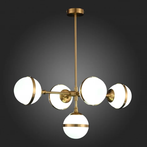 Потолочная люстра на штанге ST Luce Arbe SL1157.303.05 (220V, шарики, молекулы)