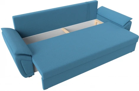 Диван прямой Нэстор Лайт (Голубой/Рогожка) Лига Диванов арт.121554