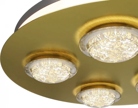 Потолочный светильник круглый Maytoni Pharao MOD361CL-L58BS3K (LED, 220V, круглые)
