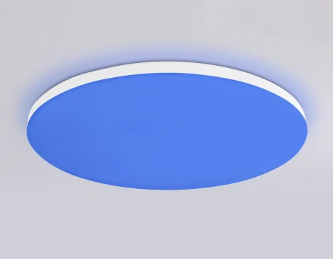 Потолочный светильник RGB круглый светодиодный с пультом и управлением смартфоном Ambrella ORBITAL FZ2002 (220V, умный дом - Алиса, Tuya Smart, Алекса, Smart Home, круглые, IP54)