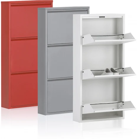 Ящик для обуви La Forma (ex Julia Grup) Ode (Белый/ Металл,Сталь) 46456