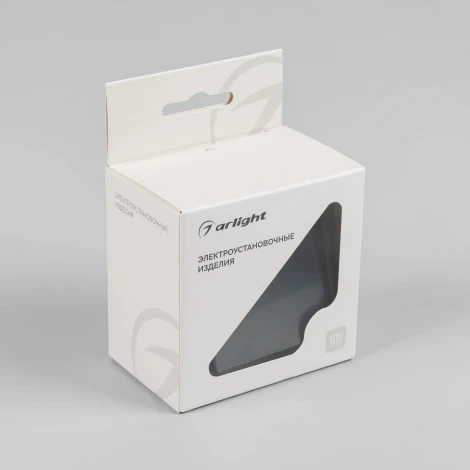 Механизм выключателя одноклавишный перекрёстный SWT-MKX1-PL-BK-V (250V, 10A) (Arlight) 049876