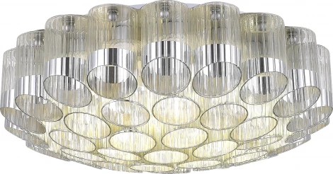 Потолочная люстра ST Luce Accord SL1662.102.19 Никель/Никель, Прозрачный E14 19*60W (220V)