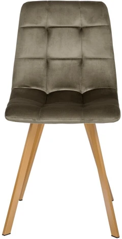 Комплект из 2-х стульев Easy тёмно-коричневый с ножками под дерево Bradexhome арт.FR 0735P