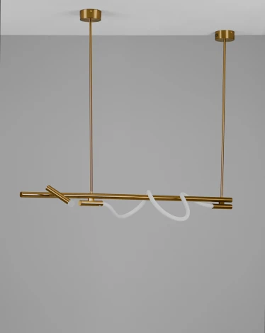 Подвесной светильник светодиодный с гибким неоном на штанге Moderli True V10684-PL (220V)