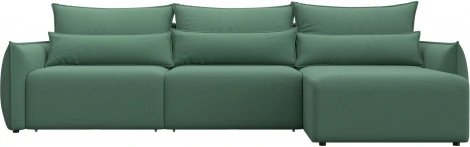 Диван угловой Лига-051 НПБ Лонг угол универсальный Лига Диванов (Рогожка) арт.128663