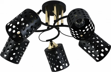 Потолочная люстра на штанге Reluce 01385-0.3-05 BK+FGD (220V)