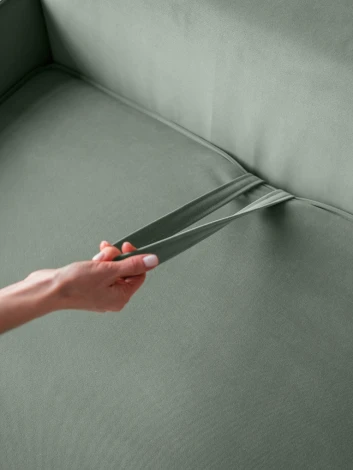 КОРСО XL Диван тканевый прямой зеленый D1 furniture арт.AAA41701003