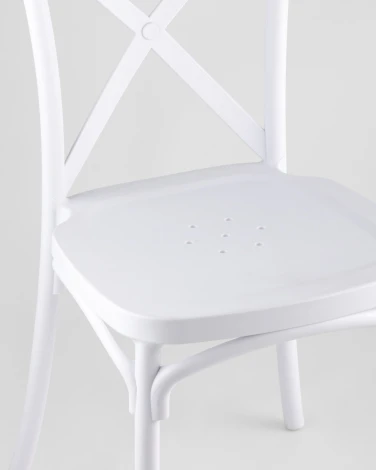 Стул Stool Group Кроссбэк пластиковый белый УТ000001848