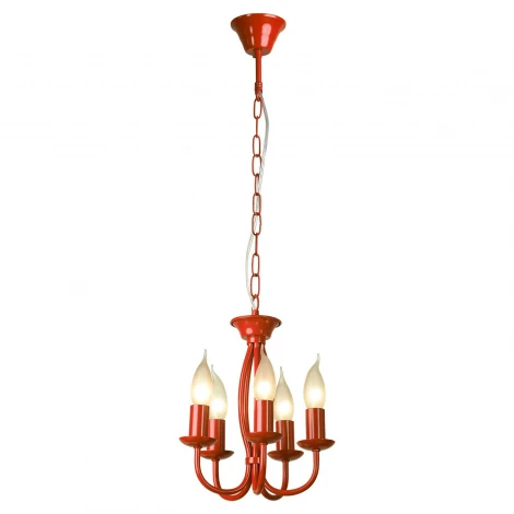 Подвесная люстра Lussole Lgo Congress LSP-9915 (220V, на цепи, подсвечник, свеча, IP21)