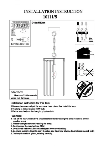 Подвесной светильник Newport 10110 10111/S (220V, хрусталь, на цепи, круглые)