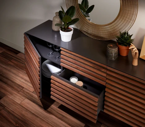 Настенное зеркало La Forma (ex Julia Grup) Place (Золотой/ Стекло,Латунь,Сталь,Металл)