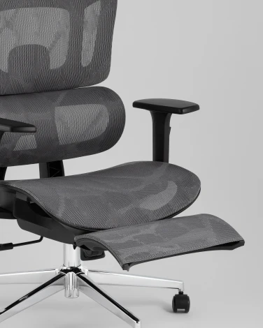 Кресло офисное TopChairs Nimbus серый УТ000041778