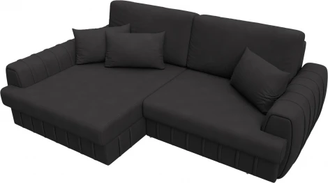 Диван угловой Лига-057 НПБ угол левый Лига Диванов (Замша) арт.129284L