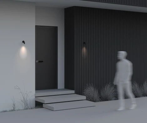 Настенный светильник уличный Maytoni Sleek O477WL-L2GF3K (LED, 220V, IP65)