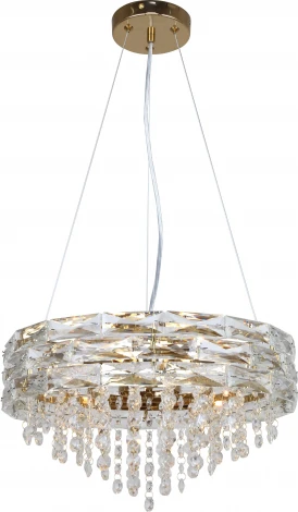 Подвесная люстра F-Promo Icicle 4251-6P (220V, хрусталь, на тросе, круглые)