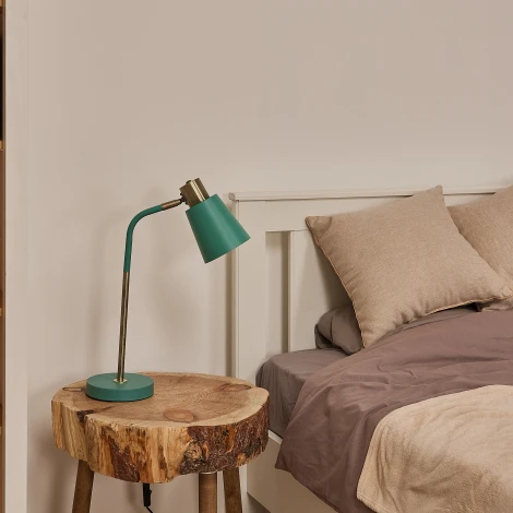 Настольная лампа 40W Е27 с выключателем зеленый Uniel UML-B700 E27 GREEN