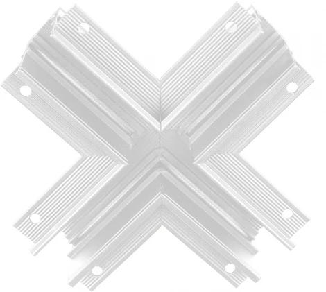 Коннектор Х-образный для встраиваемого магнитного шинопровода TRACK SYSTEM GL3357