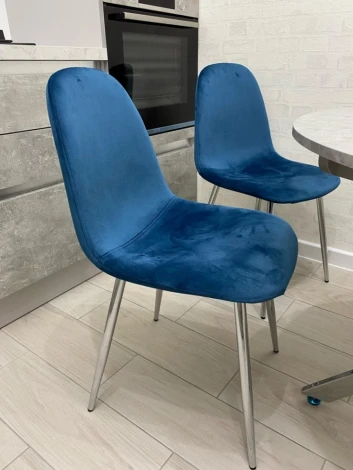 Стул PESCARA UF910-18 NAVY BLUE, велюр