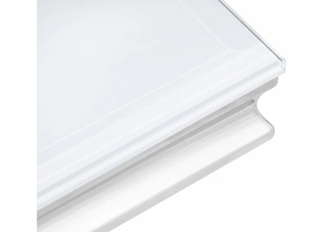 Стол на тумбе Woodville Klod белый 15304