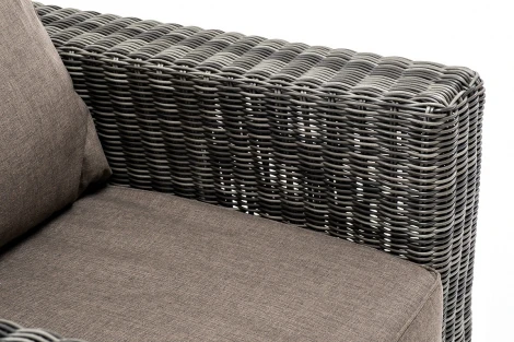 "Боно" кресло из искусственного ротанга, цвет графит 4SIS арт.УТ-00004186