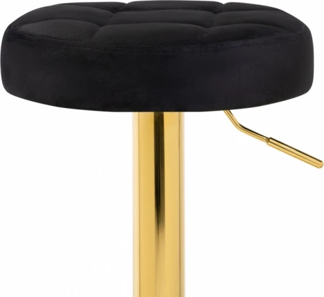 Барный стул Woodville Marun black / gold