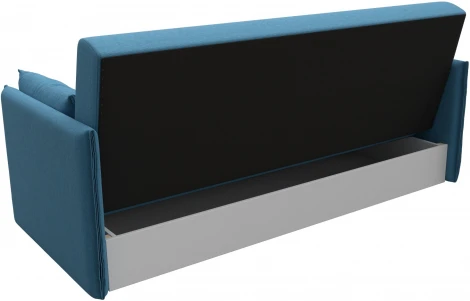 Диван-книжка Лига-018 (Голубой/Рогожка) Лига Диванов арт.125609