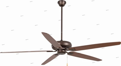 Вентилятор потолочный Faro Nisos, 5 лопастей, коричневый, вишня с орехом