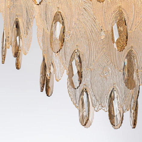 Подвесная люстра хрустальная Modelux ML.6928.800 GD