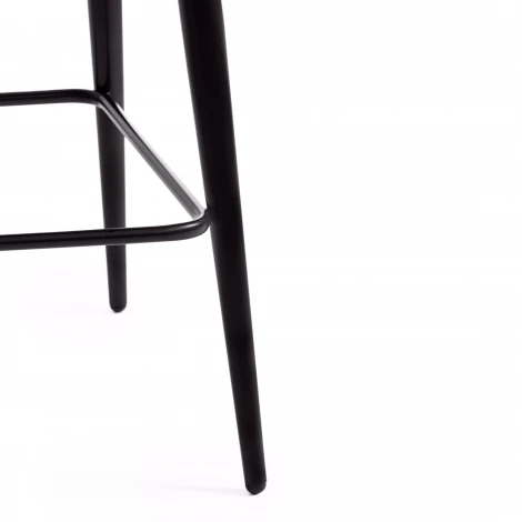 Стул полубарный CHILLY (mod. 7095пб ) коричневый barkhat 11/черный (ткань/металл)