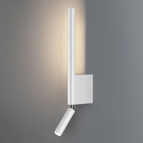 Настенный светильник с выключателем Novotech Fermo 359435 белый LED 5W+3W 220V 3000K (круглые)