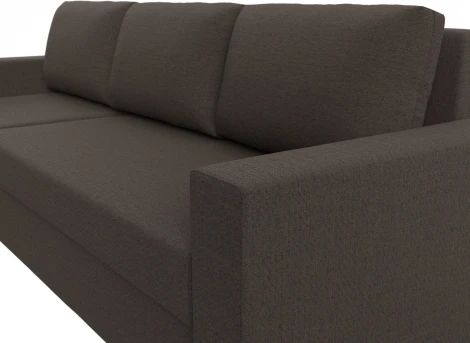 Диван угловой Траумберг Лайт левый угол (Коричневый/Рогожка) Лига Диванов арт.121138L
