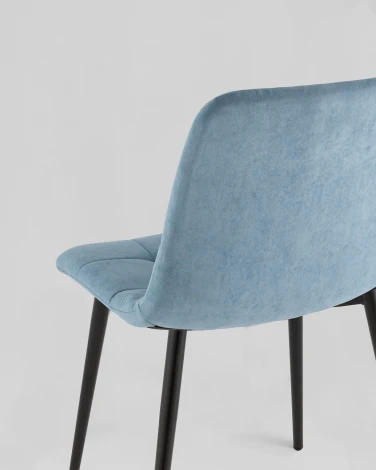 Стул Одди Original велюр пыльно-синий Stool Group УТ000042278