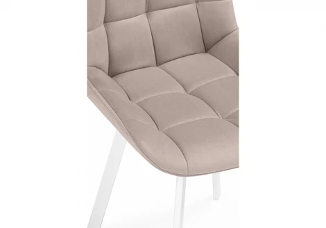 Стул на металлокаркасе Челси 360 латте (ZD 290) / белый 626086