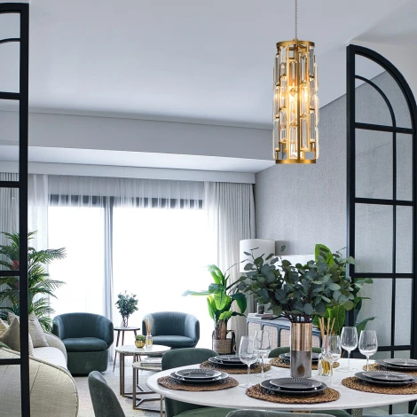 Подвесной светильник Escada Monaco 2101/1S Gold Е27*60W (220V, на проводе, круглые)