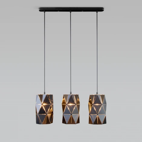 Подвесной светильник Eurosvet Reprise 50145/3 черный (220V, на проводе)