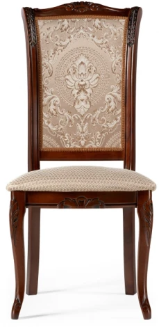 Деревянный стул Woodville Керия бежевый / вишня 499601