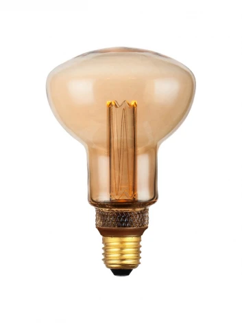 Лампочка светодиодная прозрачная/бежевая полусфера E27 4W Hiper Vein HL-2238