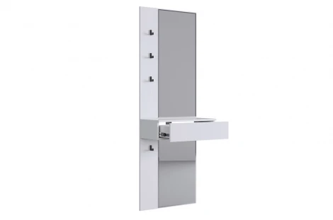 Зеркало Мерси Mebelson (ЛДСП,Зеркало,Пластик,Дерево/Светлое дерево) арт.177192,2552