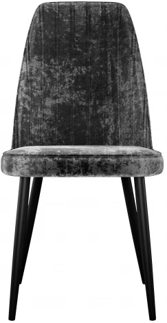 Стул DikLine 326 микровелюр M14 серый, ножки черные