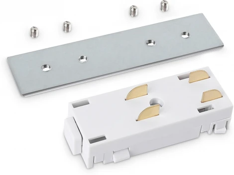 Коннектор прямой для магнитного шинопровода Ambrella TRACK SYSTEM GL1105 (220V)