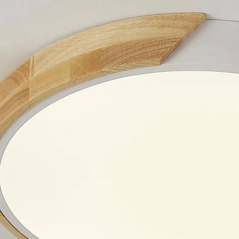 Потолочный светильник светодиодный Natali Kovaltseva Scandinavian LED LAMPS 81181 с пультом ДУ, моб. приложением 120W, белый, LED