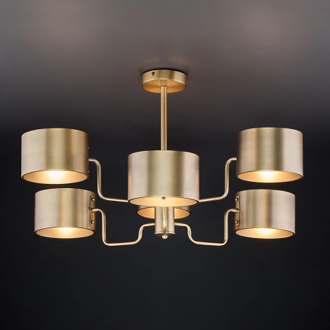 Потолочная люстра Wi-Fi Bogate's Pallada 293/6 (220V, управление смартфоном, голосовое управление, умный дом - Minimir Home, Алиса, Маруся, Салют)