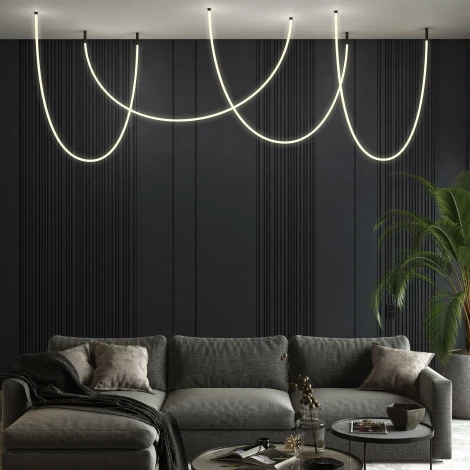 Гибкий неон Elektrostandard 336Led 12W IP20 3000K Full light круглый теплый белый, 3 м (24V 12W 336Led 2835 IP20) без крепежа